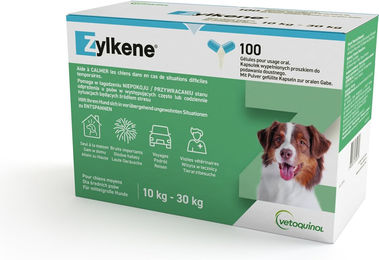 Vetoquinol Zylkene 225 mg Kapseln zur Beruhigung für Hunde und Katzen für alle Altersstufen - 100 x 150 g – Bild 1 von 6