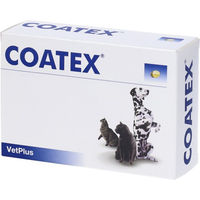 Produktbild von VetPlus Coatex Kapseln mit essentiellen Fettsäuren für Hunde und Katzen