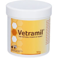 Produktbild von Vetramil Honigsalbe für Hunde 180g