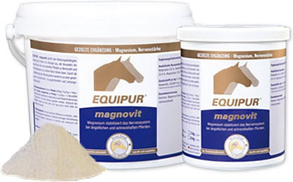 Produktbild von Vetripharm EQUIPUR-magnovit Ergänzungsfutter zur Unterstützung der Nerven und zur Beruhigung mit Vitaminen