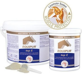 Produktbild von Vetripharm EQUIPUR top E Nahrungsergänzung für Muskelaufbau und Sportleistung