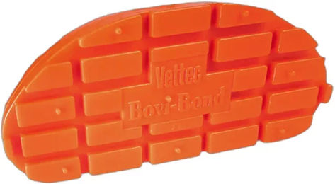 Produktbild von Vettec Hufpflege Coussinets für Pferde und Rinder aus Polyurethan Größe M Orange 50 Stück