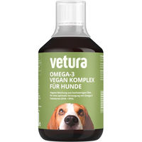 Produktbild von Vetura Omega-3 Vegankomplex Öl zur Unterstützung von Haut, Fell, Gelenken und Immunsystem 500 ml