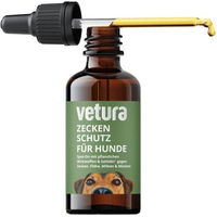 Produktbild von Vetura Spot-On Zeckenschutz für Hunde gegen Zecken, Flöhe und Milben 50 ml