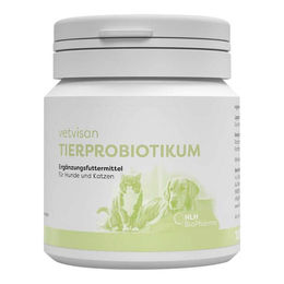 vetvisan Tierprobiotikum Pulver für Hunde und Katzen zur Unterstützung der Magen-Darm-Verdauung 100 g – Bild 1 von 3