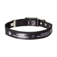 Produktbild von VfL Borussia Mönchengladbach Hundehalsband aus Nylon in Schwarz 45-60 cm