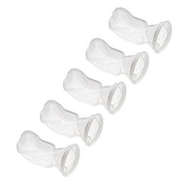 vhbw 5er Set Universal Filtersocken aus Polyester für Aquarien und Pools, 18 x 45 cm, 150 Mikrometer, Weiß – Bild 1 von 4
