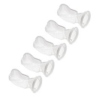 Produktbild von vhbw 5er Set Universal Filtersocken aus Polyester für Aquarien und Pools, 18 x 45 cm, 150 Mikrometer, Weiß