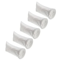 Produktbild von vhbw 5er Set Universal Filtersocken für Aquarien und Pools aus Polyethylen 18 x 45 cm 100 Mikrometer Weiß
