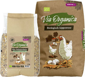 Via Organica Bio Hühnerfutter Bodenhaltung-Mix für Hühner 12,5 kg – Bild 1 von 3