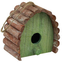 Produktbild von Viana Dekoratives Holz-Vogelhaus zum Hängen mit rundem Dach