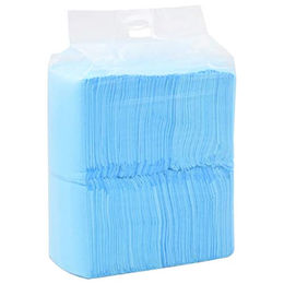 vidaXL 100er Set Welpenunterlagen aus Vliesstoff für das Welpentraining in Blau - 100 x 60 cm – Bild 1 von 2