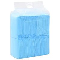 Produktbild von vidaXL 100er Set Welpenunterlagen aus Vliesstoff für das Welpentraining in Blau - 100 x 60 cm