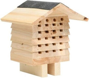 VidaXL Bienenhotel aus Naturholz – Bild 1 von 3