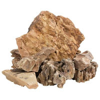 Produktbild von vidaXL Drachensteine Natursteine Braun 25 kg für Aquarium Dekoration 5-30cm - 25 kg