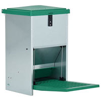 Produktbild von vidaXL Feedomatic Geflügel Futterautomat mit Pedal für Hühner aus Metall 8kg - 8 kg