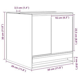 vidaXL Glas Terrarium Transparent 30 x 30 x 30 cm für Reptilien und Frösche – Bild 1 von 5