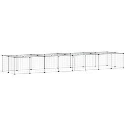 vidaXL Haustierkäfig aus Stahl Schwarz 35x35 cm für Kaninchen – Bild 1 von 8