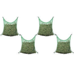 vidaXL Heunetz Set 4 Stück für Pferd und Pony aus Kunststoff in Grün 0,9x1,5m – Bild 1 von 8