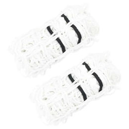 vidaXL Heunetze 2er Set Faltbare Heutaschen für Pferde und Ponys aus Kunststoff in Weiß - 2 x 1 m – Bild 1 von 2