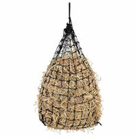 Produktbild von vidaXL Heunetze 2er Set Rund Faltbar aus Kunststoff für Pferde und Ponys in Schwarz - 2 x 0,75 m