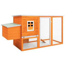 vidaXL Holz Hühnerstall und Kleintierstall für Hühner und Kaninchen – Bild 1 von 9