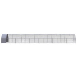 vidaXL Hühnerstall aus verzinktem Metall für Hühner und Enten 3 x 16 x 2 m – Bild 1 von 3