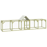 Produktbild von vidaXL Hühnerstall Freilaufgehege aus imprägniertem Kiefernholz für Hühner und Enten 500x100x150cm