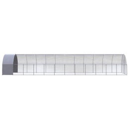 vidaXL Hühnerstall und Geflügelstall aus Metall mit Dach 3 x 12 x 2 m – Bild 1 von 2