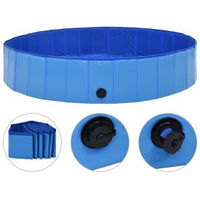 Produktbild von vidaXL Hunde-Pool blau 1,6 m x 30 cm