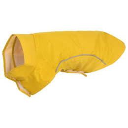 vidaXL Hunde Regenmantel aus Polyester mit Reflexstreifen Gelb XS waterproof – Bild 1 von 4