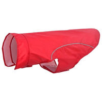 Produktbild von vidaXL Hunde Regenmantel mit Reflexstreifen aus Polyester in Rot Größe XL waterproof