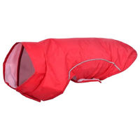 Produktbild von vidaXL Hunde Regenmantel mit Reflexstreifen aus Polyester in Rot Größe XS waterproof