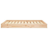 Produktbild von vidaXL Hundebett aus Massivholz Kiefer in Natur 101,5x74x9cm