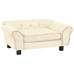 vidaXL Hundebett aus Plüsch in Beige 72x45x30 cm – Bild 1 von 8