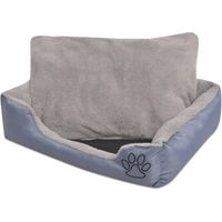 Produktbild von VidaXL Hundebett mit gepolstertem Kissen aus Oxford-Gewebe Grau 58 cm x 19 cm
