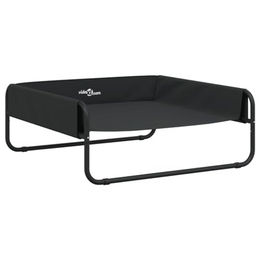 vidaXL Hundebett Outdoor Erhöhte Hundeliege aus Oxford-Gewebe und Stahl in Grau – Bild 1 von 4