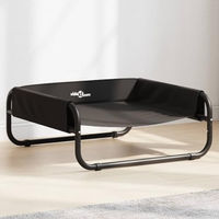 Produktbild von vidaXL Hundebett Outdoor Erhöhte Hundeliege aus Stahl und Oxford-Gewebe in Anthrazit