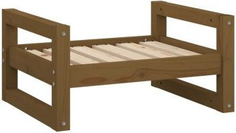 VidaXL Hundebett S aus Kiefernholz in Braun 55,5x45,5x28 cm – Bild 1 von 10