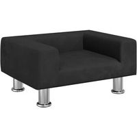 Produktbild von VidaXL Hundebett und Katzenbett aus Holz in Schwarz für kleine Haustiere