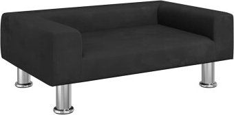 vidaXL Hundebett und Katzenbett in Schwarz mit weicher Polsterung aus Polyester Größe S – Bild 1 von 7