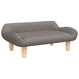vidaXL Hundebett und Katzenbett mit weicher Polsterung aus Polyester für kleine Haustiere in Taupe – Bild 1 von 6