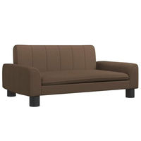 Produktbild von vidaXL Hundebett und Katzenbett mit weicher Polsterung aus Polyester in Braun für kleine Haustiere