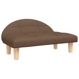 vidaXL Hundebett und Katzenbett mit weicher Polsterung aus Polyester in Braun für kleine Hunde und Katzen – Bild 1 von 6