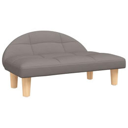 vidaXL Hundebett und Katzenbett mit weicher Polsterung aus Polyester in Taupe – Bild 1 von 6