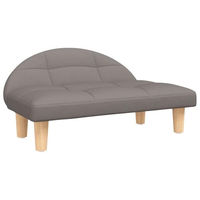 Produktbild von vidaXL Hundebett und Katzenbett mit weicher Polsterung aus Polyester in Taupe