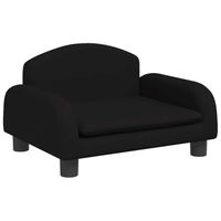Produktbild von vidaXL Hundebett und Katzenbett mit weicher Polsterung aus Stoff in Schwarz für kleine Haustiere