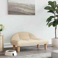 Produktbild von vidaXL Hundebett und Katzenbett mit weicher Polsterung für kleine Haustiere in Beige