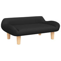 Produktbild von vidaXL Hundebett und Katzenbett mit weicher Polsterung für kleine Hunde und Katzen in Schwarz