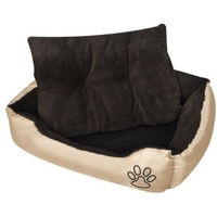 Produktbild von vidaXL Hundebett XL aus Oxford-Gewebe in Beige und Braun